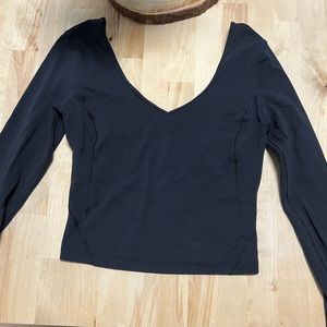 Lululemon Cropped Longsleeve Align Tee